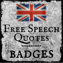 Free Speech Quotes - Badges