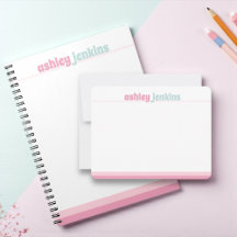 Pink & Mint Modern Stationery Collection