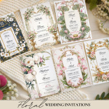 Floral Wedding Invitations