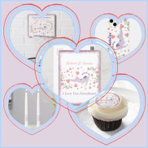 Valentines Day Cute Cat Red White Pink Heart