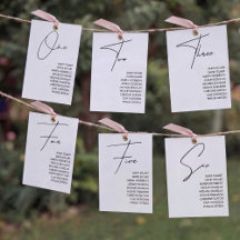 Minimalistic Calligraphy Wedding