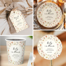 Floral Baby In Bloom Baby Shower