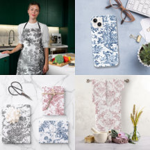 Romantic Vintage Toile & Chinoiserie