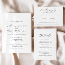 Traditional Elegant Wedding Collection