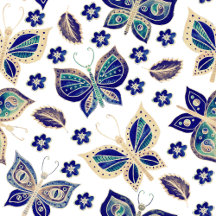 Cute Seamless Butterfly Patterns