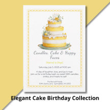 Elegant Cake Birthday Collection