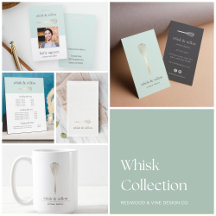 Mint & Gold Whisk Bakery Collection
