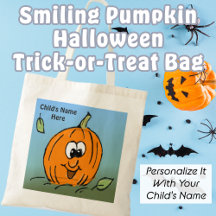 Halloween Trick-or-Treat Bags  - Personalizable