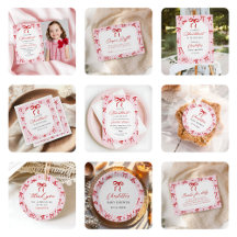 Coquette Bow Valentine Baby Shower