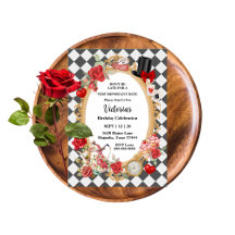 Whimsical Alice Mad Hatter Wonderland Birthday