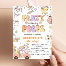 Funny Easter Groovy Birthday Party