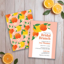 Sweet Citrus Birthday / Bridal Shower