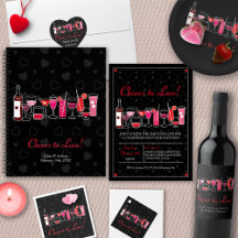 Retro Cocktails Valentines Day Party