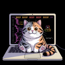 I Are Programmer Cat – BEEP BOOP Laptop Meme