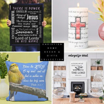 Bible Verse Home Decor & Gifts