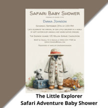 The Little Explorer | Safari Adventure Baby Shower