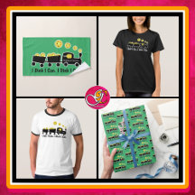 Pickleball Training - I Dink I Can - Motivational 