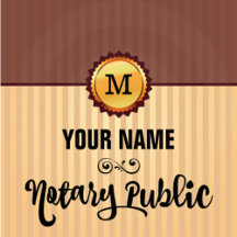 Notary Public Gold Seal