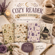 Cozy Reader Kindle Covers