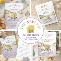 New Kid on the Block Baby Shower Collection