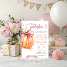 Sweet Little Pumpkin  Baby Shower Collection
