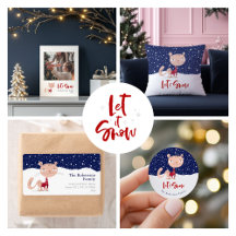 Whimsical Winter Cat Holiday Collection