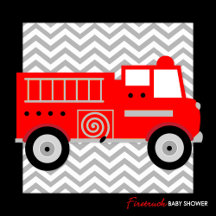 Firetruck Baby Shower