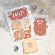 Let's Party Groovy Boho Girl Birthday Party