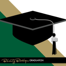 Green & Bronze Gold Graduation