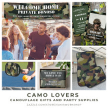 Camo Lovers   Camouflage Gifts and Party Supplies