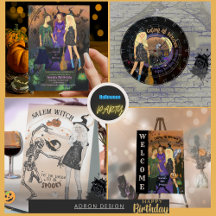 Calling All Witches Halloween Birthday Party