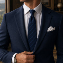 Navy Neckties   Wedding & Business Essentials