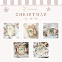 Rustic Holly and Pine Christmas