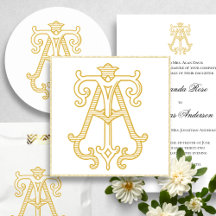 AT Monogram or TA Monogram