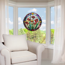 Faux Stained Glass Stickers, Decals & Window Cling