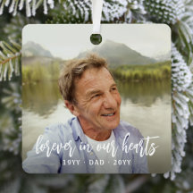 Elegant Memorial Christmas Ornaments with Pictures