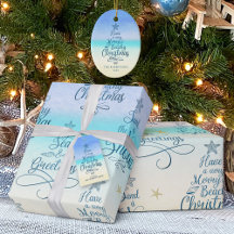 Beach Christmas Typography