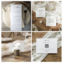 Classic Elegant Black & White Wedding