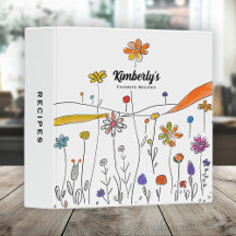 Cookbook Recipe Binders