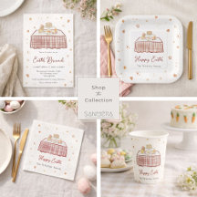 Whimsical Hand Drawn Spring Easter Brunch Party