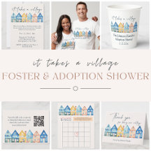 "It Takes A Village" Shower Collection