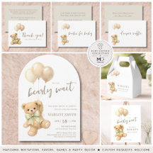 We Can Bearly Wait & Balloons Baby Shower