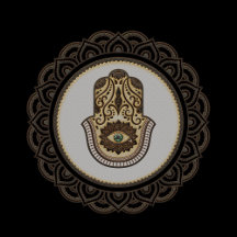 Elegant hamsa hand