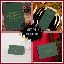 Holiday Luxe – Elegant Modern Holiday Stationery