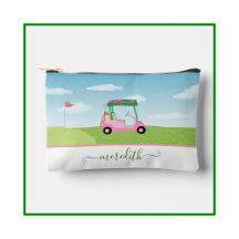 FUN GOLF THEME GOLF ACCESSORY POUCHES 