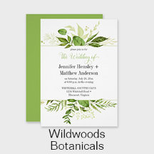 Wildwoods Botanicals Wedding Collection