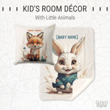 Kid's Room Decor with Little Animals