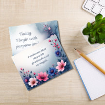 Morning Clarity Affirmation Postcards