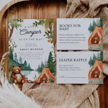 Camping Mountain Rustic Baby Shower