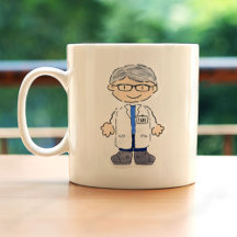 Dr. Fauci Cartoon Illustration